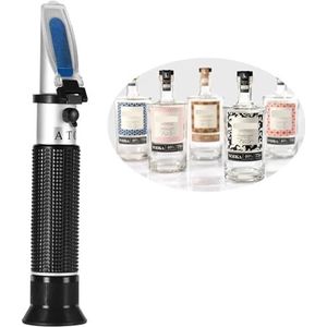 Refractometer, Refractometer Alcohol Alcoholmeter meter 0~80% V/V ATC Handheld Tool Hydrometer concentratie alcohol tester Refractometer