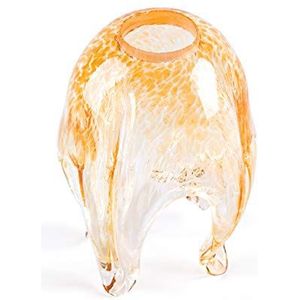 Glazen lampenkap Florentijnse vervangglas G9 gatmaat fitting ø 23 mm goud glazen bloem bloemenglas