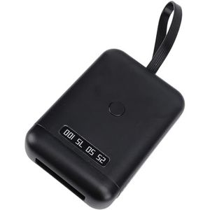 V Light Hair Extensions Kit, 5000mA Oplaadbare Mini V Light Haarverlengingsmachine met V Light Lamp * 1 405 Nm, Draagbare Snel Uithardende Haarverlenging UV-lijm V Light (BLACK)