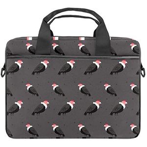 Condor Vogel Laptop Schoudertas Crossbody Aktetas Messenger Sleeve voor 13 13.3 14.5 Inch Laptop Tablet Beschermen Tote Bag Case, Meerkleurig, 11x14.5x1.2in /28x36.8x3 cm