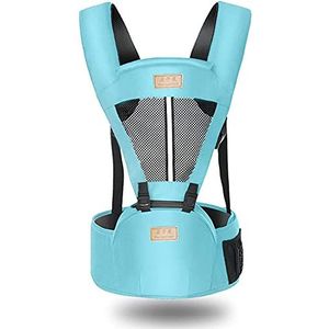 Babydrager Ergonomisch met heupzitje Kinderdraagzak Rugzak voor Peuter Baby Sling Wrap Pasgeboren, Zomer Ademend en Zacht (rood) (Kleur: rood)