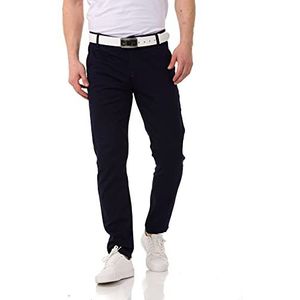 Cipo & Baxx Heren jeansbroek slim fit stretch denim broek, 842-marineblauw, 36W / 32L