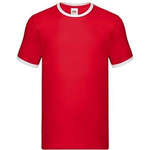 Fruit of the Loom Ringer T-shirt S M L XL XXL