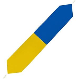 Tafelloper met Oekraïense vlag, lang, kort, pluche met kwastjes, decoratie voor thuis, boerderij, bruiloft, 177, 79, 90 inch