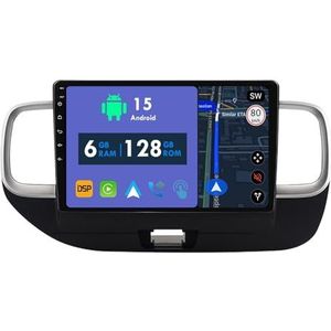 RoverOne Autoradio GPS voor Hyundai Venue 2019 2020 Carplay Android Auto Stereo Hoofdeenheid Bluetooth WiFi Radio Speler Sat Navigatie