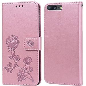 Hoesje voor OnePlus 5 Hoes,Standfunctie,Kaartenvak,Siliconen beschermhoes,klaphoes telefoonhoesje Case Cover voor OnePlus 5(5.5"")