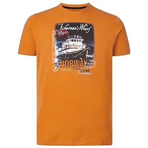 Jan Vanderstorm Heren T-Shirt Gaard Orange, Xl - 56/58