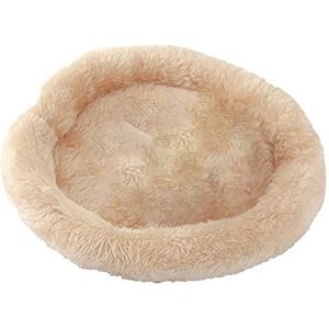 Sytaun Hamsterbed ronde vorm niet-plakkerig haar huisdier bed cavia's schattig kussen huis kooi accessoires Camel S