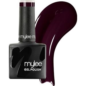 Mylee Gel Nagellak 8ml [The Dark Night] - UV/LED Soak-Off Nail Art, Manicure en Pedicure, Professioneel en Thuisgebruik, Langdurig, Vegan & Cruelty-Free [Red Range]
