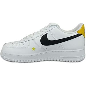 NIKE Supreme Mens Air Force 1 Lage Witte Trainers CU9225 100, Wit, 43 EU