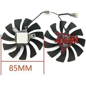 85MM HA9010H12F-Z GTX 1660 VENTUS GPU-ventilator, voor MSI voor GeForce 1660TI, RTX 2060 voor VENTUS-videokaartkoelventilator