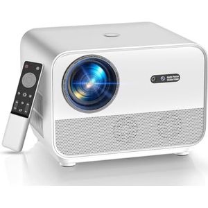 Volautomatisch en Android app-systeem: de FunFlix A1 beamer 1080p FHD 4K ondersteunt 700ANSI WiFi Bluetooth Android System, thuisbioscoop, beamer