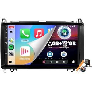M6 pro2,YLOXFW Auto Stereo Android 15.0 Radio Sat Nav voor A-Class W169/B-Class W245 2004-2012 GPS Navi 9'' Cartablet Multimedia Video Player FM BT Ontvanger met Carplay 4G 5G WiFi DSP SWC