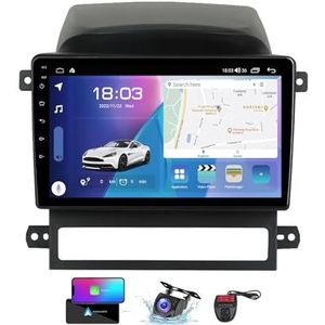Android 13 Autoradio 2 DIN Compatibel met Chevrolet Captiva I 1 2006-2011 9 Inch Touchscreen Carplay Android Auto met Bluetooth 5.0/FM RDS/Bediening op het stuur/Achteruitrijcamera(NF-7)