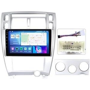 9"" Touch Car Stereo Radio DAB Head Unit GPS Navigatie voor Hyundai Tucson 2004-2009 Android 12 Autoradio Ingebouwde CarAutoPlay Achteruitrijcamera Ondersteuning DSP Bluetooth USB android auto (Size :