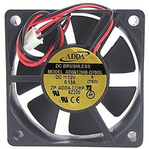 Original 6015 6CM Fan AD0612HB-D70GL DC12V 0.13A 2-wire chassis power cooling fan