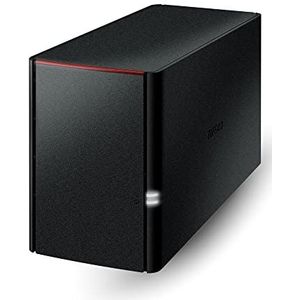 BUFFALO LinkStation 220 4TB 2-bay NAS-netwerkopslag met harde schijven Inbegrepen NAS-opslag die werkt als thuiscloud of netwerkopslagapparaat voor thuis