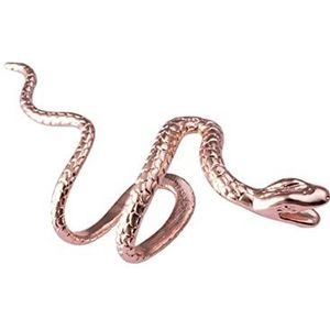 Oorbellen 1pc Messing Snake Earring Clips Without Piercing Punk Niet doorboord Clip Oorbellen Oorboeien for Vrouwen Mannen Zwarte Nep Piercing Sieraden Oorbellen voor dames (Size : Rose Gold)