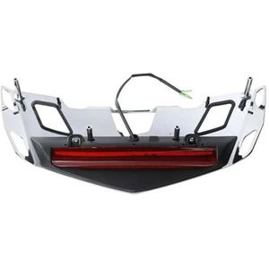 Motorfiets Bagagedrager Voor Goldwing 1800 GL1800 2018 2019 2020 Motorfiets Achterkofferbak Bagagerek Met LED Remlichtlamp Motorcylce Bagagerek(Red Len-Chrome)