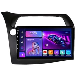 9"" 2 DIN Android 14 Autoradio Stereo voor Honda Civic Hatchback 2005-2011 met draadloze CarPlay Backup Camera Stuurwielbediening GPS Navigatie Bluetooth(L200(4+32G))