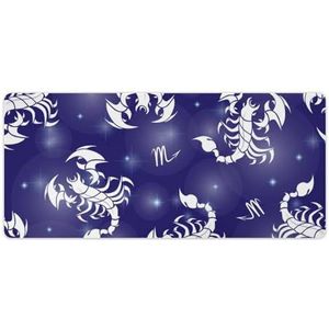 Magic Scorpions And Stars Mode Bureau Muismat Antislip Gaming Muismat Accessoires Decor 40x90cm