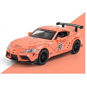 Prachtig Auto model 1:32 Gegoten Aluminium Automodellen For Trackeditie Simulatie Geluid En Licht Terugtrekspeelgoed (Kleur : Pink)