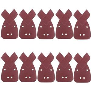 ZGXNYI 40/60/80/120/240 korrel, 10 stuks schuurpapier, schuurbladen, pads, schuurpapier voor schuurmachine, kaarten voor het polijsten, schuurpapier (60)