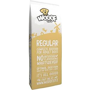 WOOOF Regular - Geperst hondenvoer - Geperste hondenbrokken - Droogvoer - 14KG