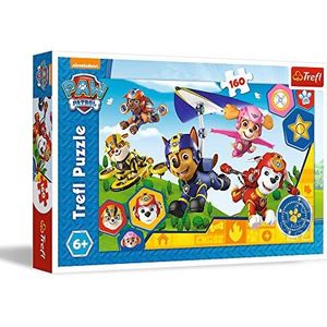 Trefl 916 15363 Hilfsbereit, PAW Patrol 160 Teile, für Kinder ab 6 Jahren 160pcs, Coloured