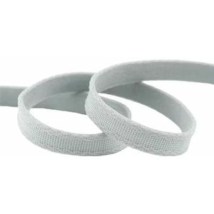 2 5 10 Yard 3/8"" 10mm Nylon BH Beugel Behuizing Elastiek Band Pluche Channeling Tape Ondergoed Lingerie Naaiwerk Trim-Zilvergrijs-10mm-2 Yards