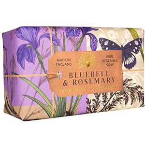The English Soap Company, Bluebell & Rosemary Soap Bar, Anniversary Collection 200g