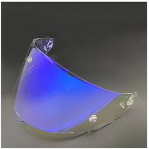 M For TTC Motorhelm Lens Toepasbaar OP TT-COURSE Lens Helm Windscherm Plating Dag En Nacht Y(Clear Blue)