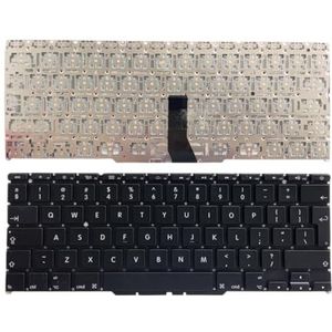 Amerikaans Russisch Spaans VK Arabisch Verlicht toetsenbord voor Apple voor Macbook Air 11,6 inch A1370 A1465 2011 2012 2013 2014 2015 Jaar(Dark green)