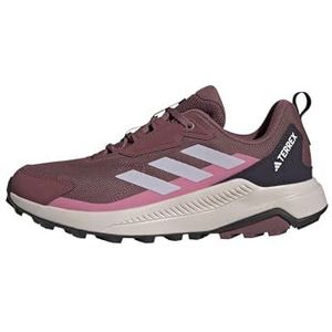 adidas Women's Terrex Anylander Hiking Shoe, Quiet Crimson/Silver Dawn/Pink Fusion, 11