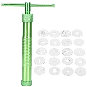 Clay Squeezer, RVS Clay Extruder Mold Tools Set Roterende Squeezer Kit Molding Tool Keuken Accessoire voor Aardewerk Keramische Sculptuur Craft