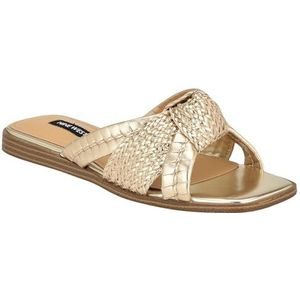 NINE WEST Olson sandaal voor dames, Goud 710, 37.5 EU