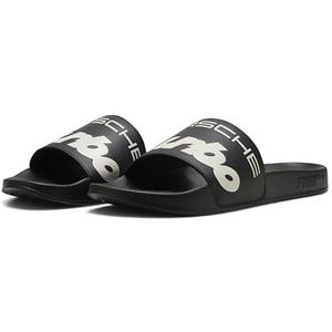 PUMA Heren Porsche Legacy Leadcat 2.0 Slide Sandalen, Zwart-Alpine Sneeuw Ah25, 6 UK