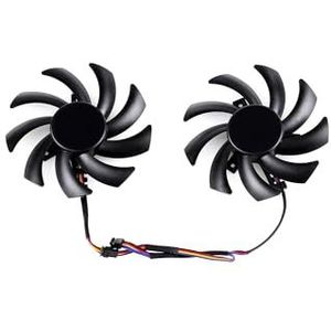 FDC10H12S9-C Koelventilator voor Sapphire voor HD6850 HD6970 HD7870 2G HD7950 HD7970 XFX R9 270 280 X Grafische Koelerventilator T129215SU(Black 2-Fan FDC)