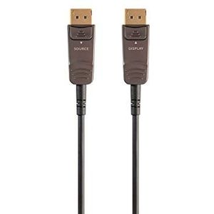 Monoprice DisplayPort-kabel - 30,5 m | 32,4 Gbps, 8K @30Hz, 5K @60Hz, 4K @120Hz, glasvezel, AOC - SlimRun AV-serie