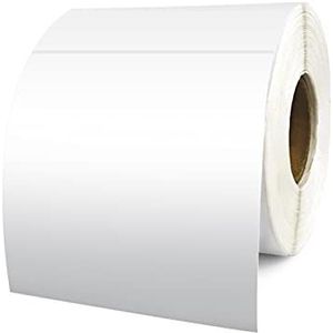 Etiketprinters High-speed label barcode printer USB Bluetooth Thermal Printer Label Maker Sticker Verzending Express Label-printer (Color : 6 Roll label paper)