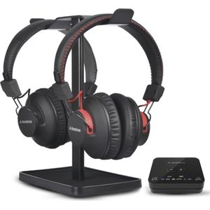 Avantree HT41899 Plus - Dual Qualcomm-Powered Bluetooth 5.3 hoofdtelefoon & zender voor draadloos tv-kijken, aptX Adaptive, individuele volumeregeling, optische ondersteuning en lange speeltijd van 50