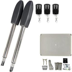 Automatische deuropener, 400KG Automatische elektrische draaipoortopener Kit Trekarmaandrijving Draaideuraandrijving Motoractuator Multi-afstandsbediening Optioneel(3 remote)