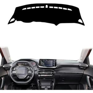 XQYSXG - Autodashboardafdekking Antikras dashboardafdekking Interieur dashboardafdekkingen - geschikt voor Peugeot 2008 E-2008 208 E208 GT 2019-2022