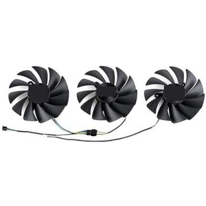 GA92S2U Koelventilator voor ZOTAC RTX 3070 Ti 3080 3090 voor Trinity OC grafische videokaart GFY09215M12SPA(Black 3-Fan GA)