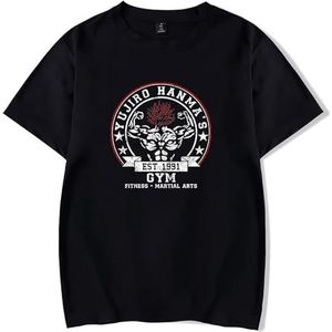 Grappler Baki T-Shirts Baki Hanma T-Shirts Yuujirou Hanma Pullover The Grappler Baki Cosplay Sweatshirts overhemden(Small)