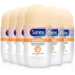 Sanex Dermo Sensitive Roll-on Deodorant - 6 x 50 ml
