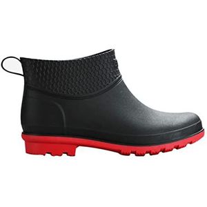 Mucklaarzen voor heren, Regenschoenen Heren Korte Antislip Waterdichte Schoenen Warme Regenlaarzen Mode Lage Schoenovertrek Keuken Buiten Werk Rubberen Schoenen(9.5)