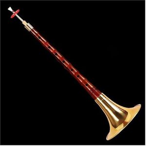 Professionele Suona Handgemaakte Palissander Suona-set Voor Volwassen Beginners, Professioneel Bespelend Etnisch Suona-instrument (Color : B flat)