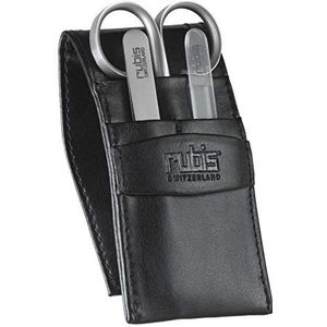 Rubis Manicure set met nagelschaar en nagelvijl - kleine nagelset 3-delig met pincet - nagelverzorgingsset