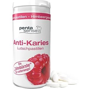 PentaSense® - Xylitol anti-cariës zuigtabletten met aardbeiensmaak tegen tandplak en zuur helpen het tandglazuur te behouden - 150 stuks